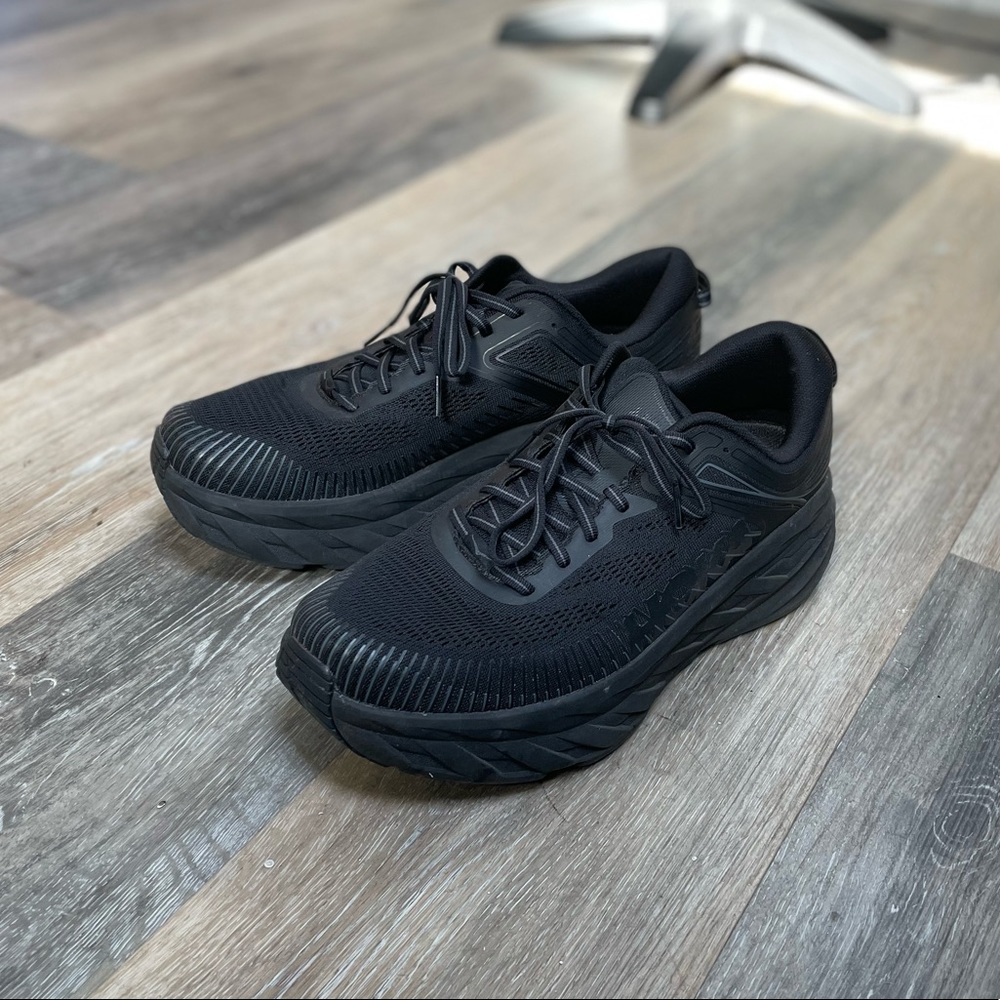 Hoka Mens Bondi 7 Size 11 X-Wide Running Shoes - LIKE NEW